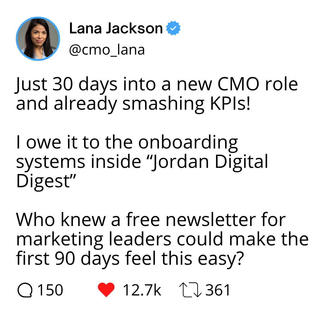Jordan Digital Marketing Facebook ad: Lower CAC With 4-Week Test Plans