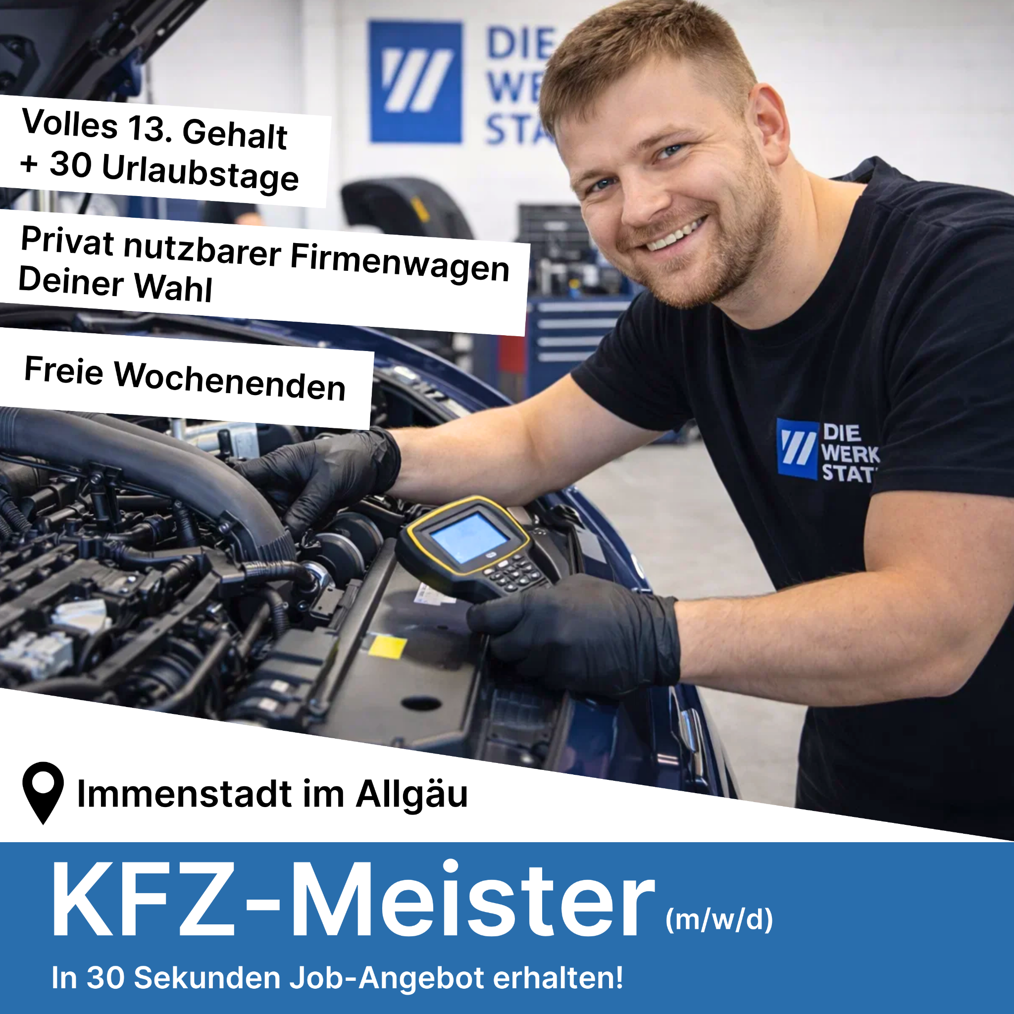 Candidate Flow KFZ Jobs Facebook ad