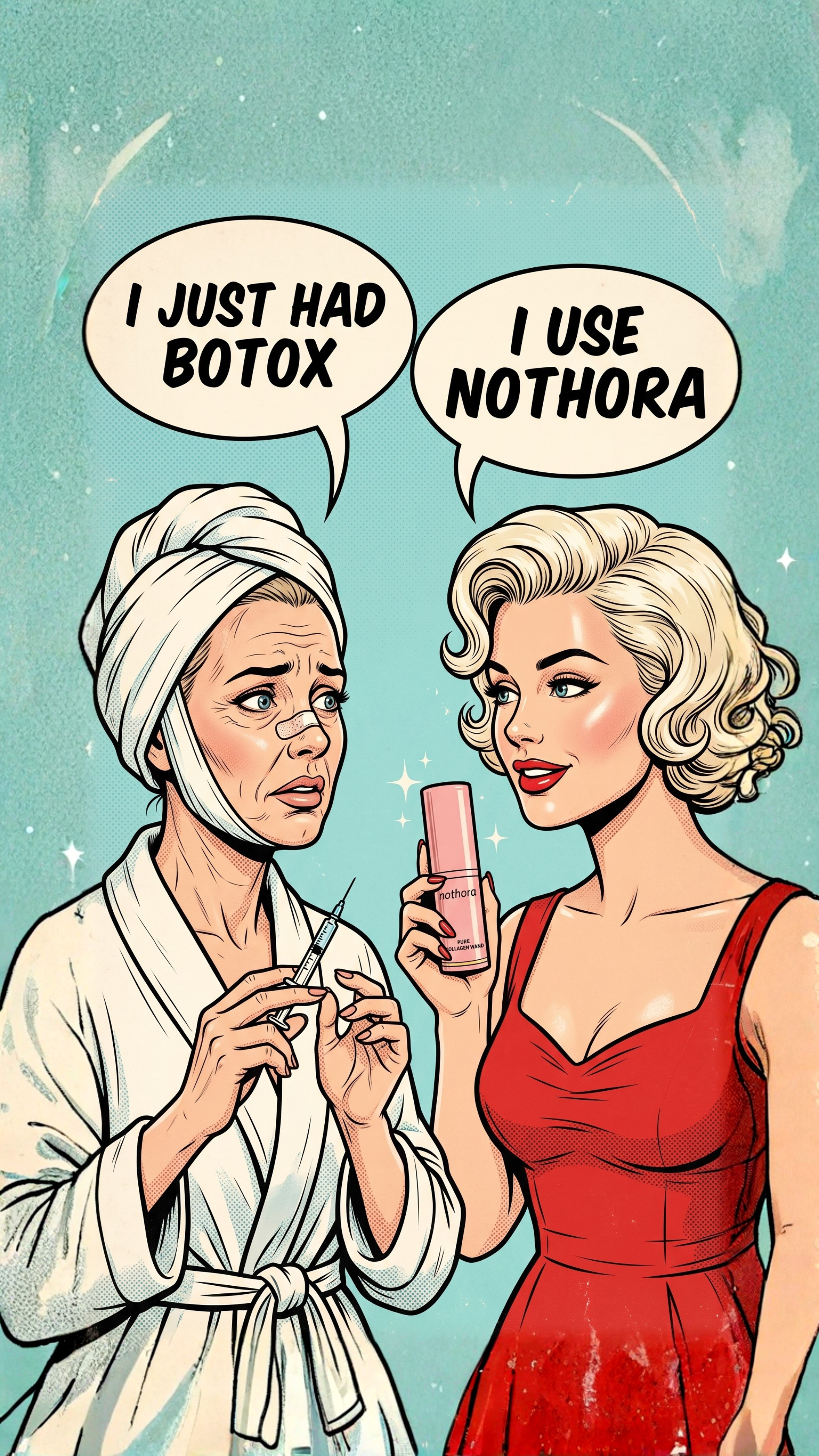 Nothora Facebook ad: Irresistibly Smooth Skin In Seconds
