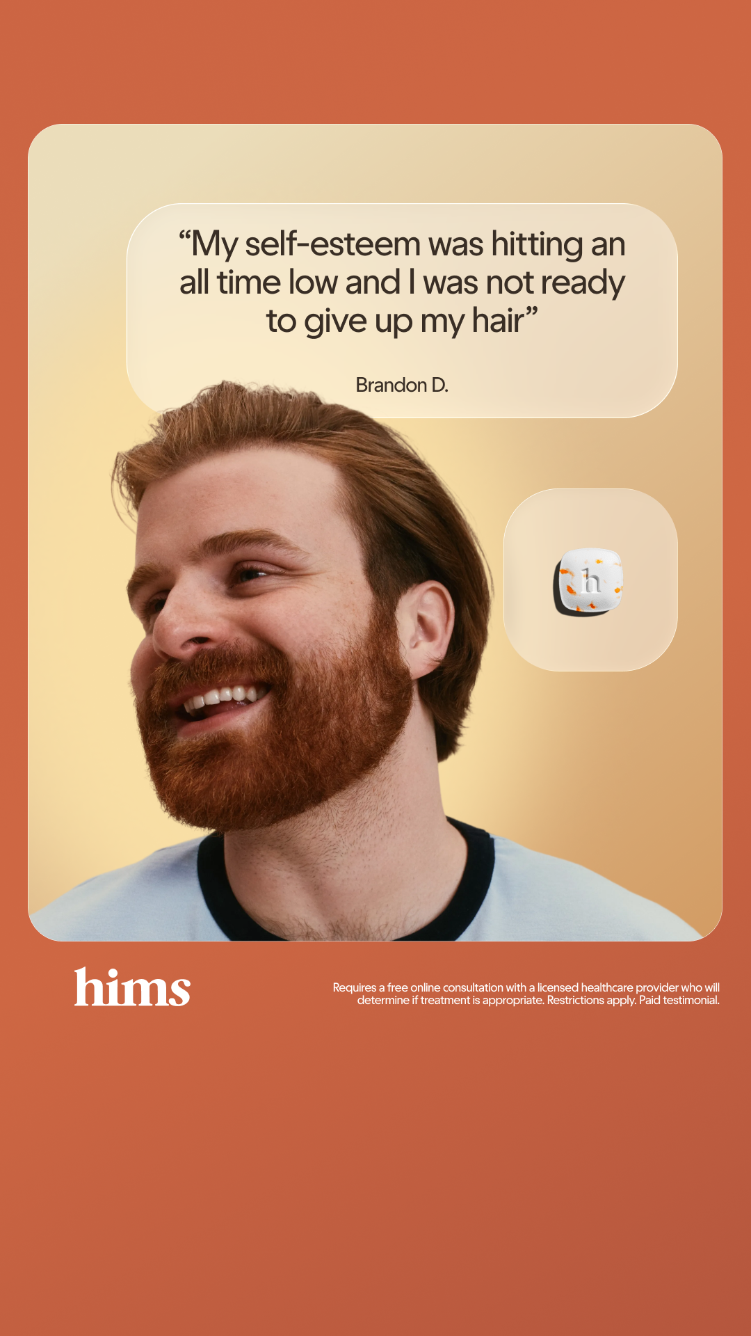 hims Facebook ad
