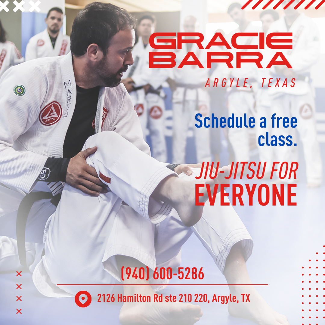 Gracie Barra Argyle,Tx Brazilian Jiu-Jitsu & Self Defense Facebook ad: Try a Free Jiu-Jitsu Class