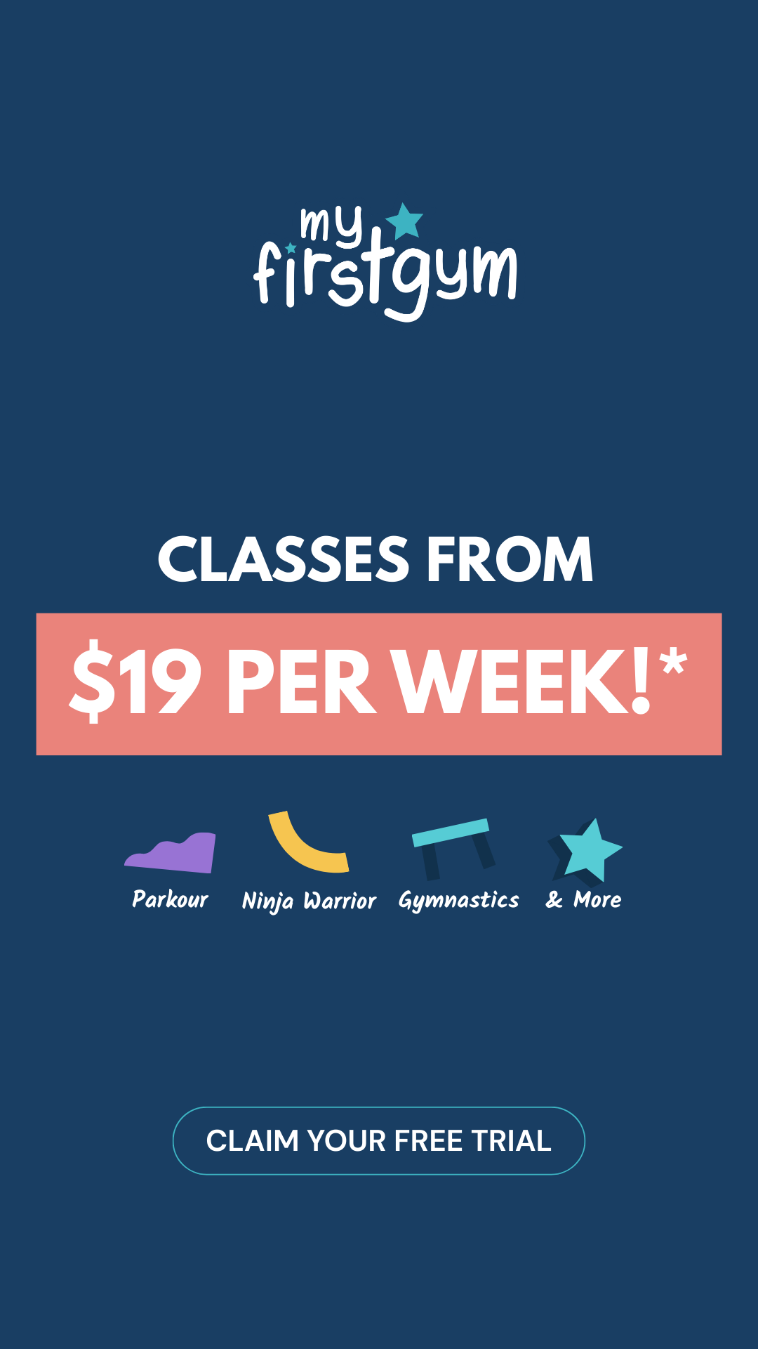 My First Gym Thomastown Facebook ad from Mar 30, 2026
