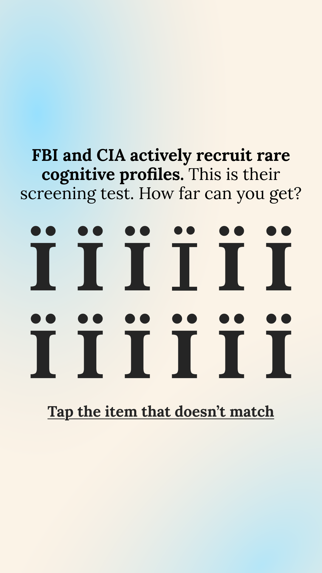 Brain Health Check Facebook ad