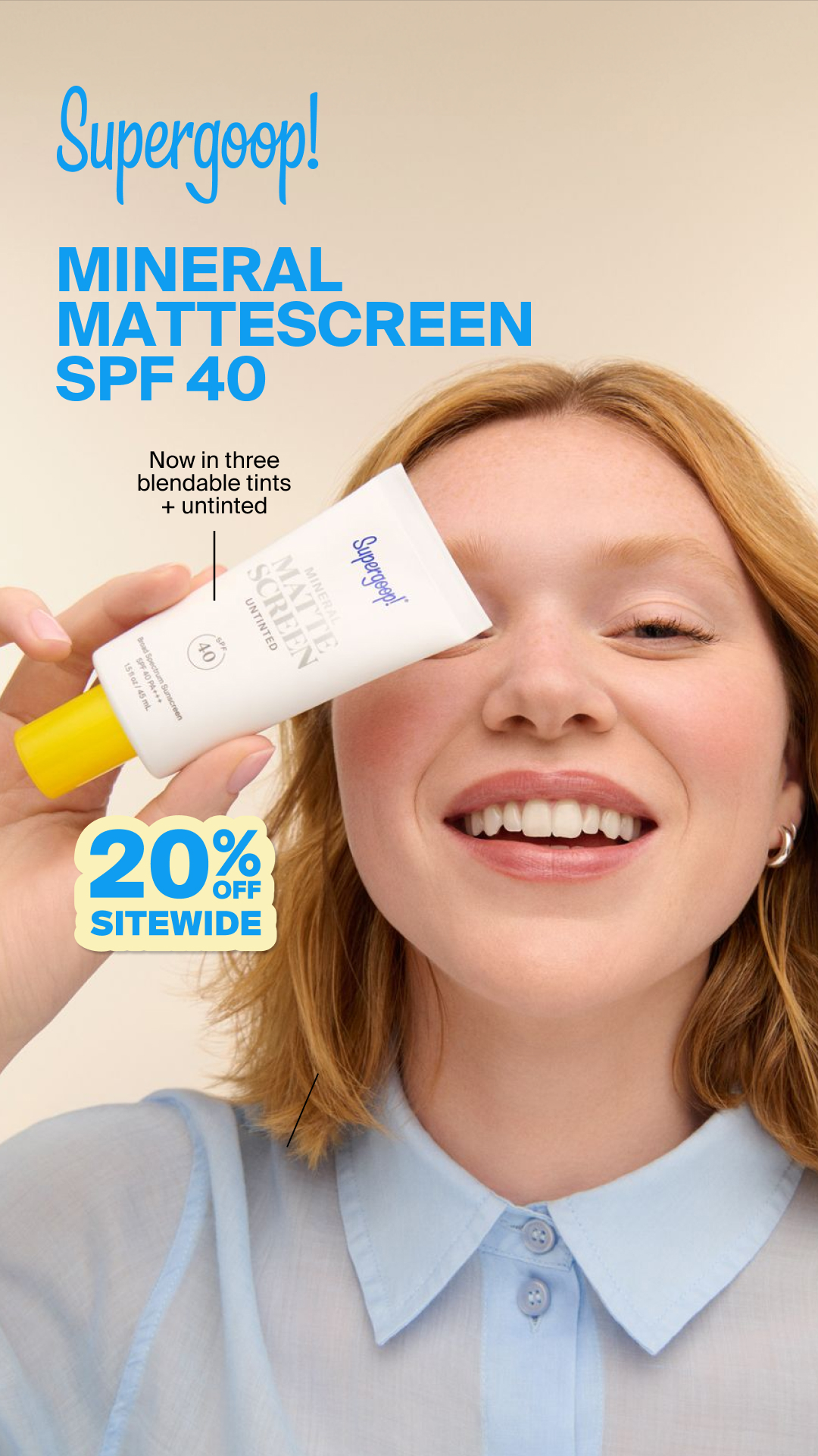 Supergoop Facebook ad