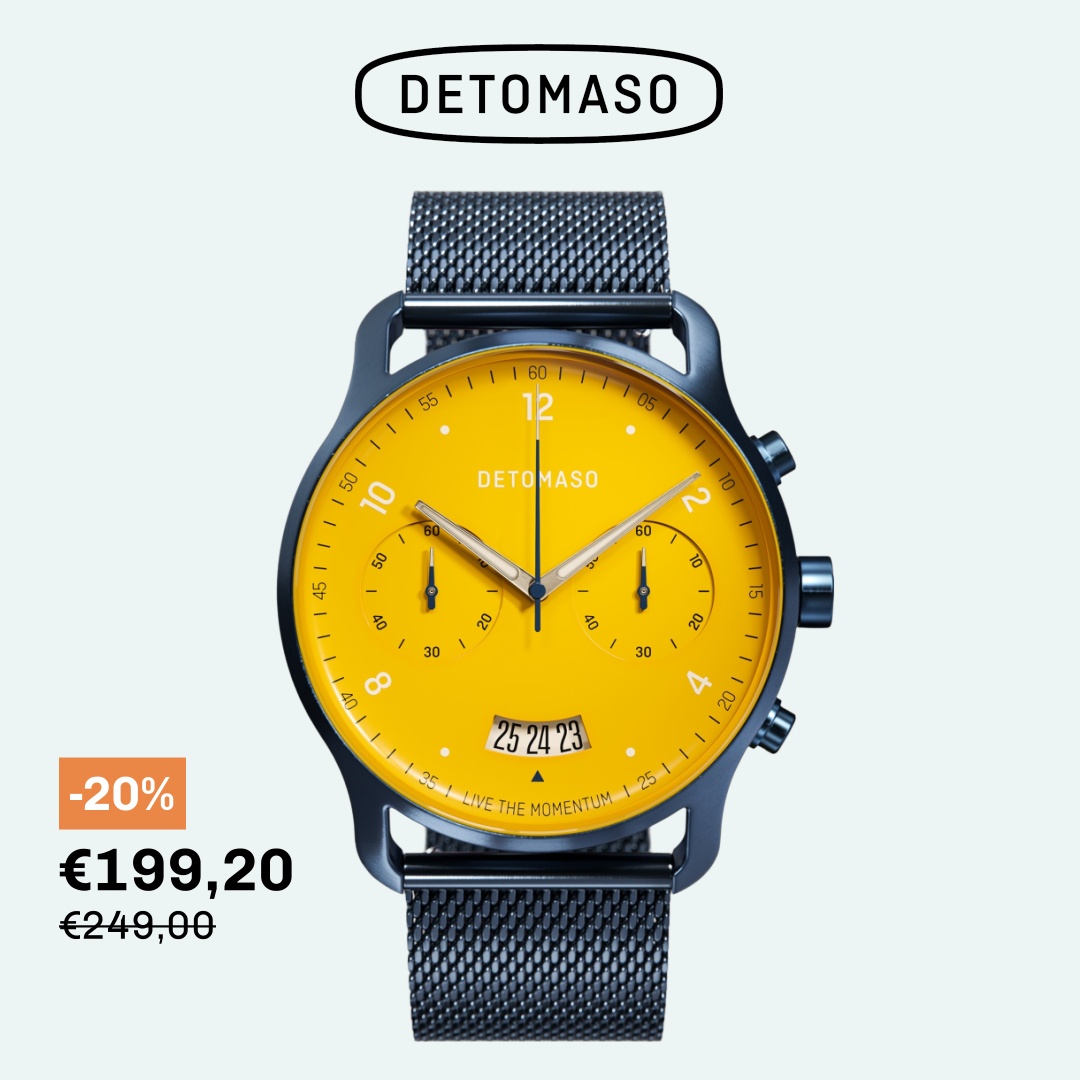 DETOMASO WATCHES Facebook ad