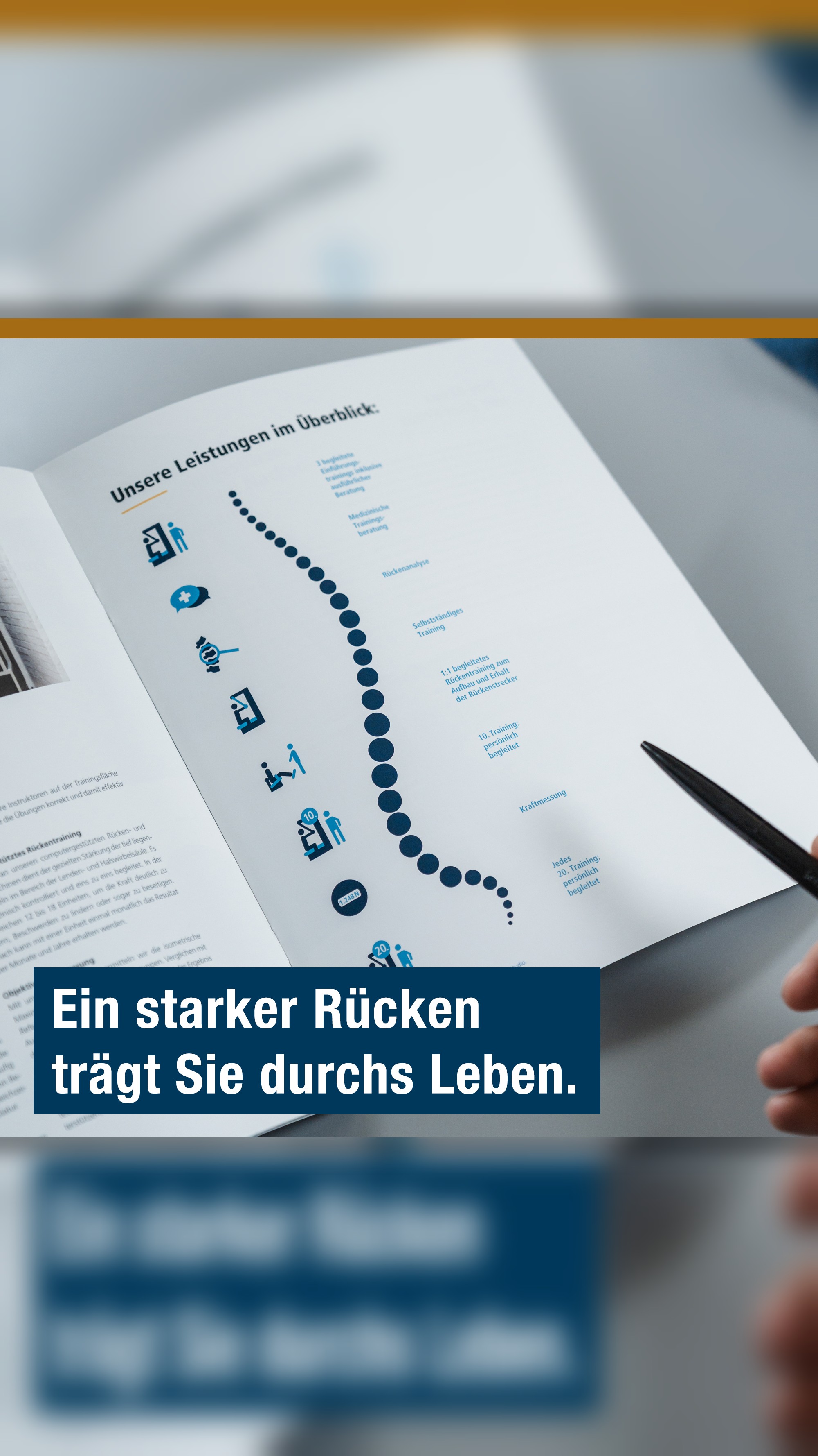Kieser Böblingen Facebook ad: Ein starker Rücken trägt Sie durchs Leben - 6 Wochen testen!