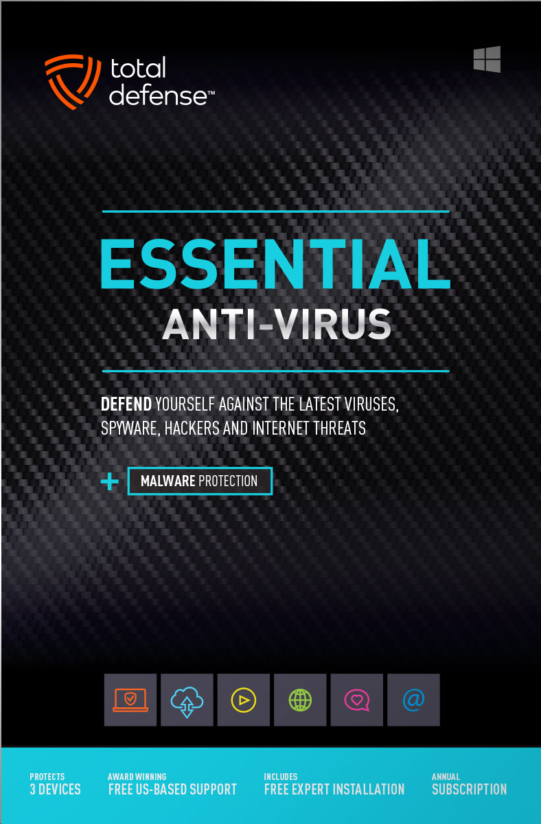Total Defense Internet Security Facebook ad