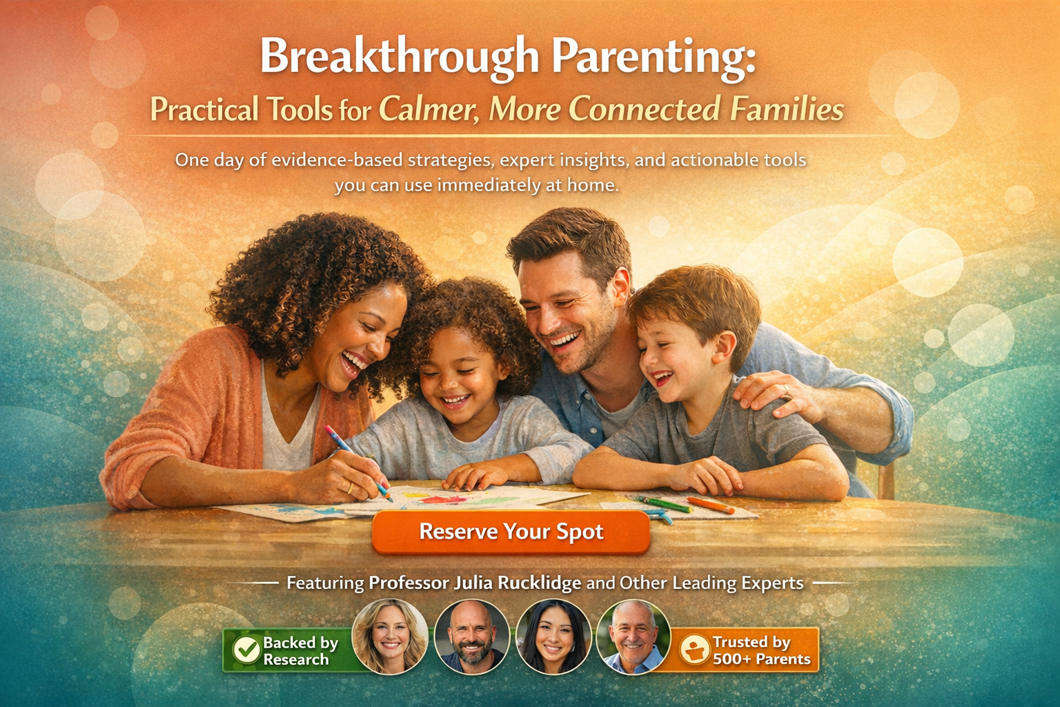 Joseph Van Zoomeren Facebook ad: The Breakthrough Parent Conference - Attend In-Person…