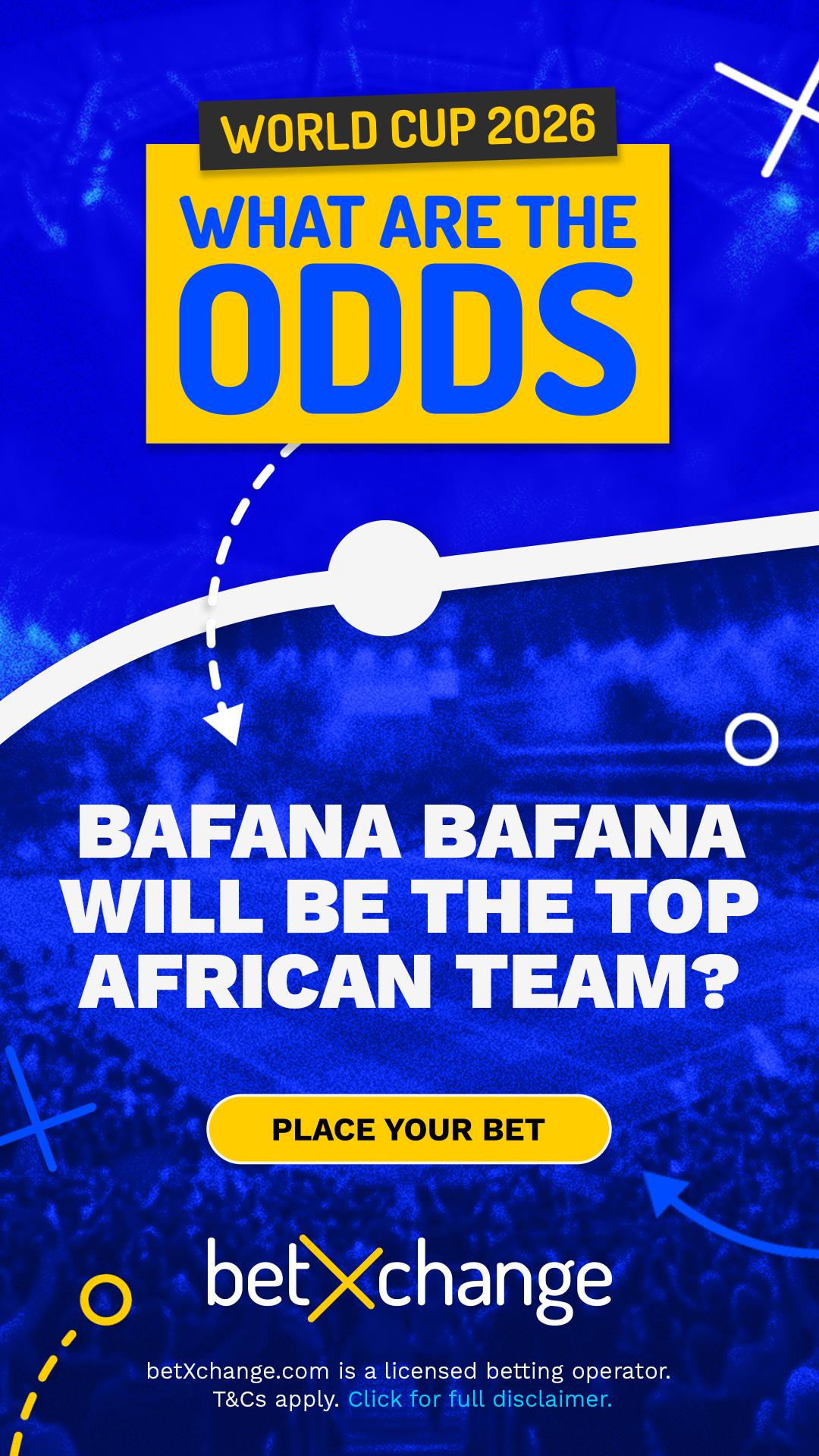 BetXchange South Africa Facebook ad