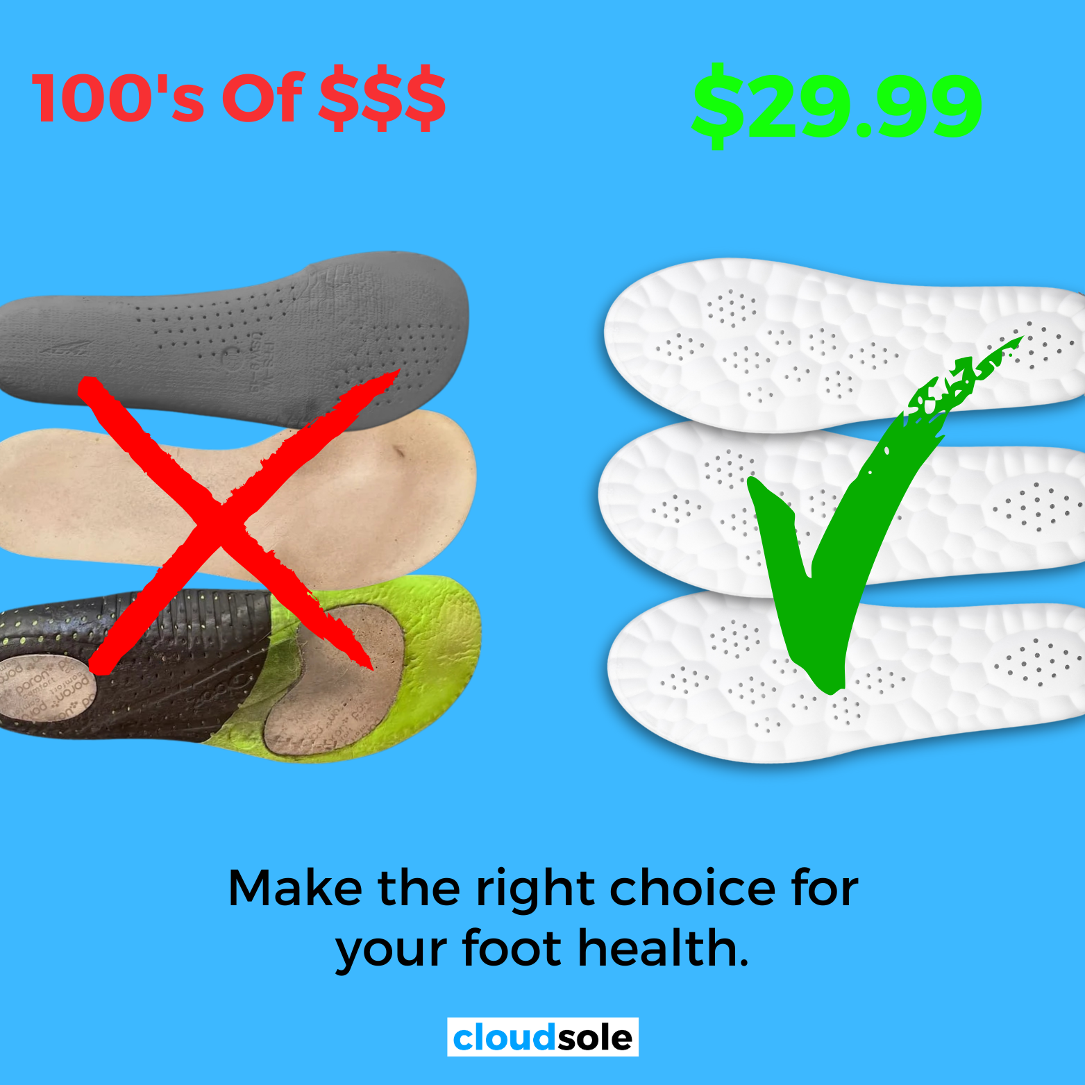 CloudSole Facebook ad