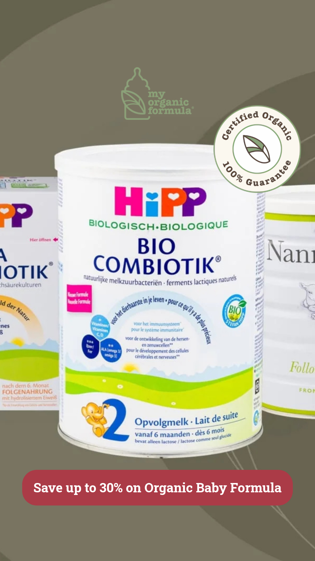 My Organic Formula Facebook ad