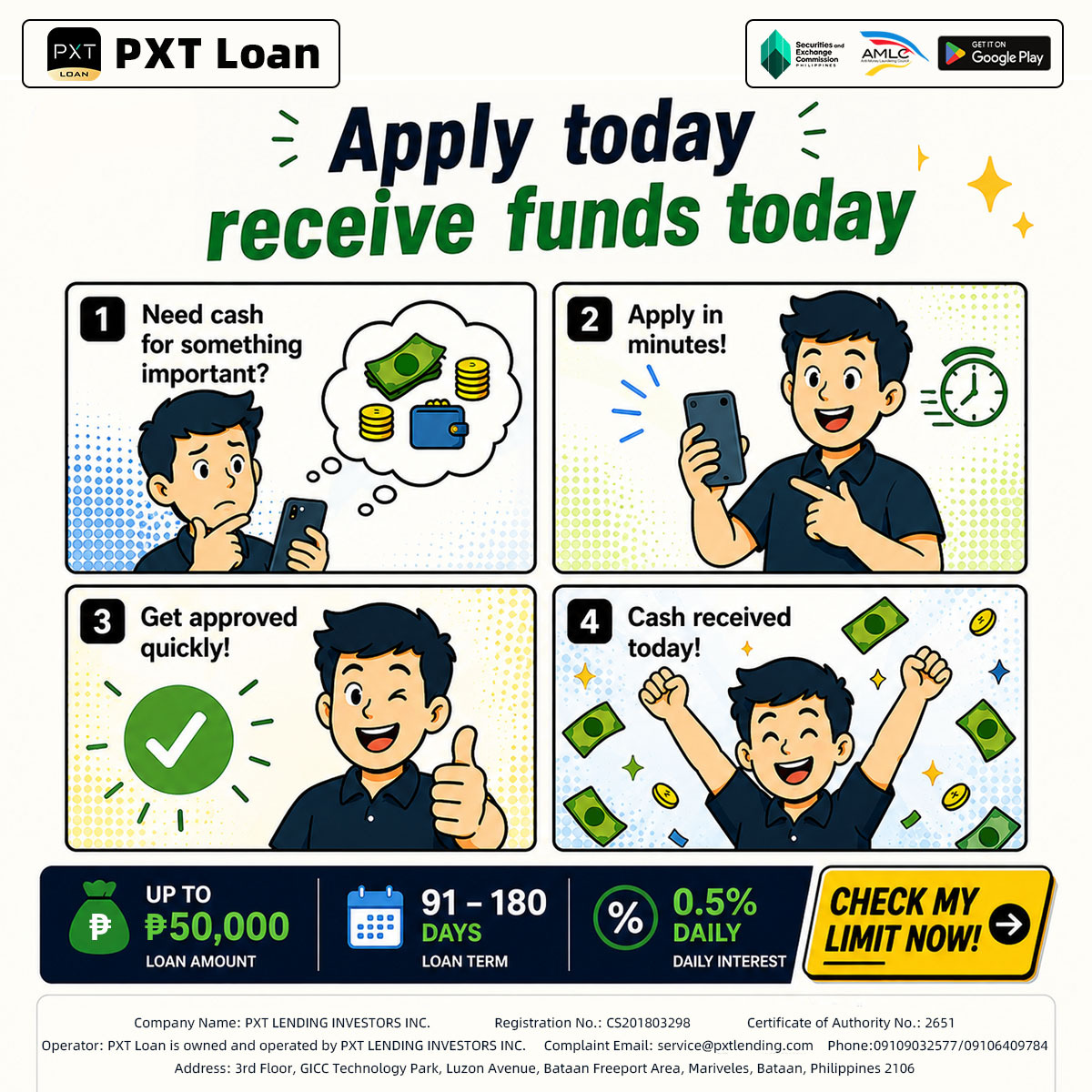 PXTloan IOSA Facebook ad: PXT Loan-online loan