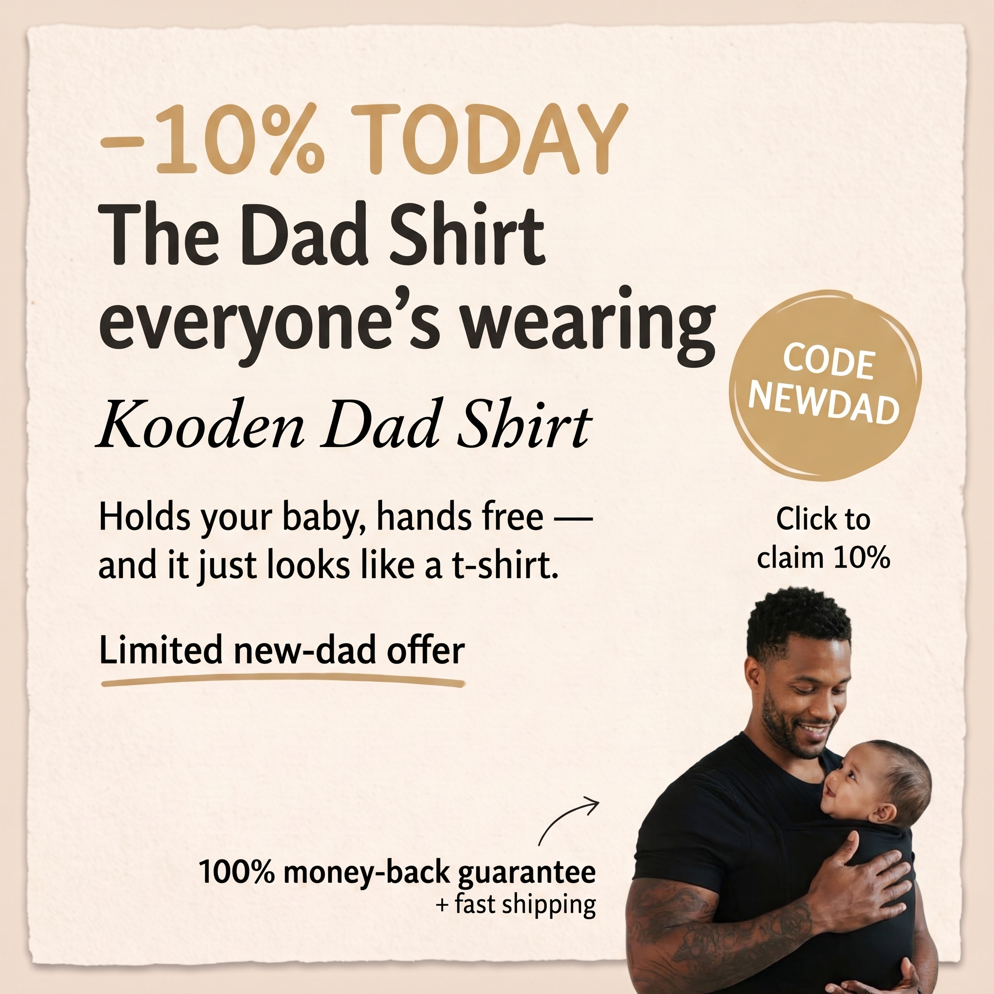Kooden.life Facebook ad: Best GIFT for new dads