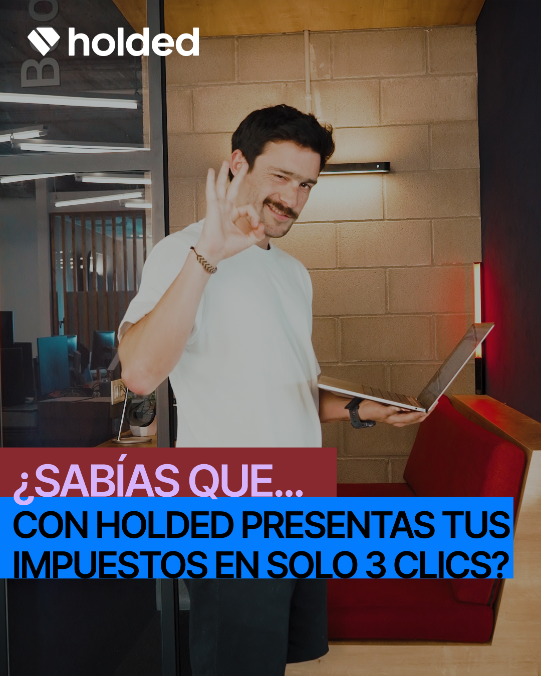 Holded Facebook ad: Holded, facturación y mucho más