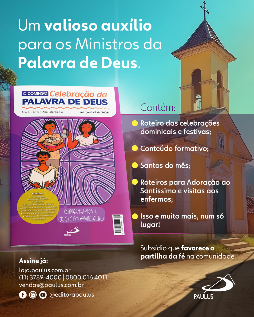 Paulus Editora Facebook ad: O que você vai encontrar