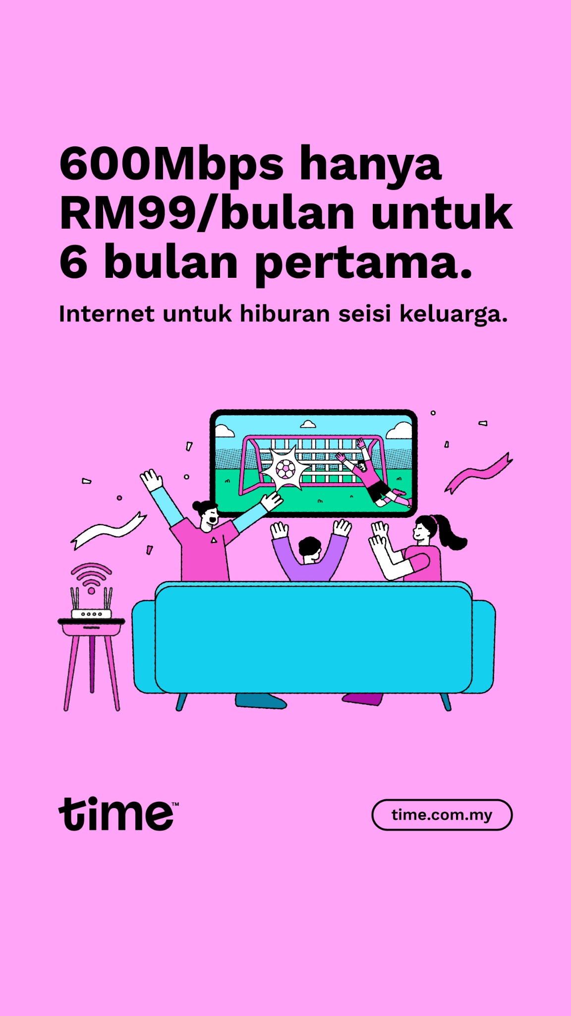 Time Internet Facebook ad