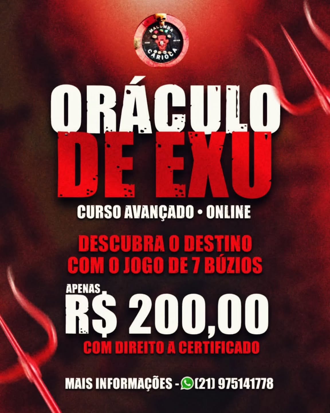 macumbacariocarj Facebook ad: CORRA PARA ADQUIRIR.