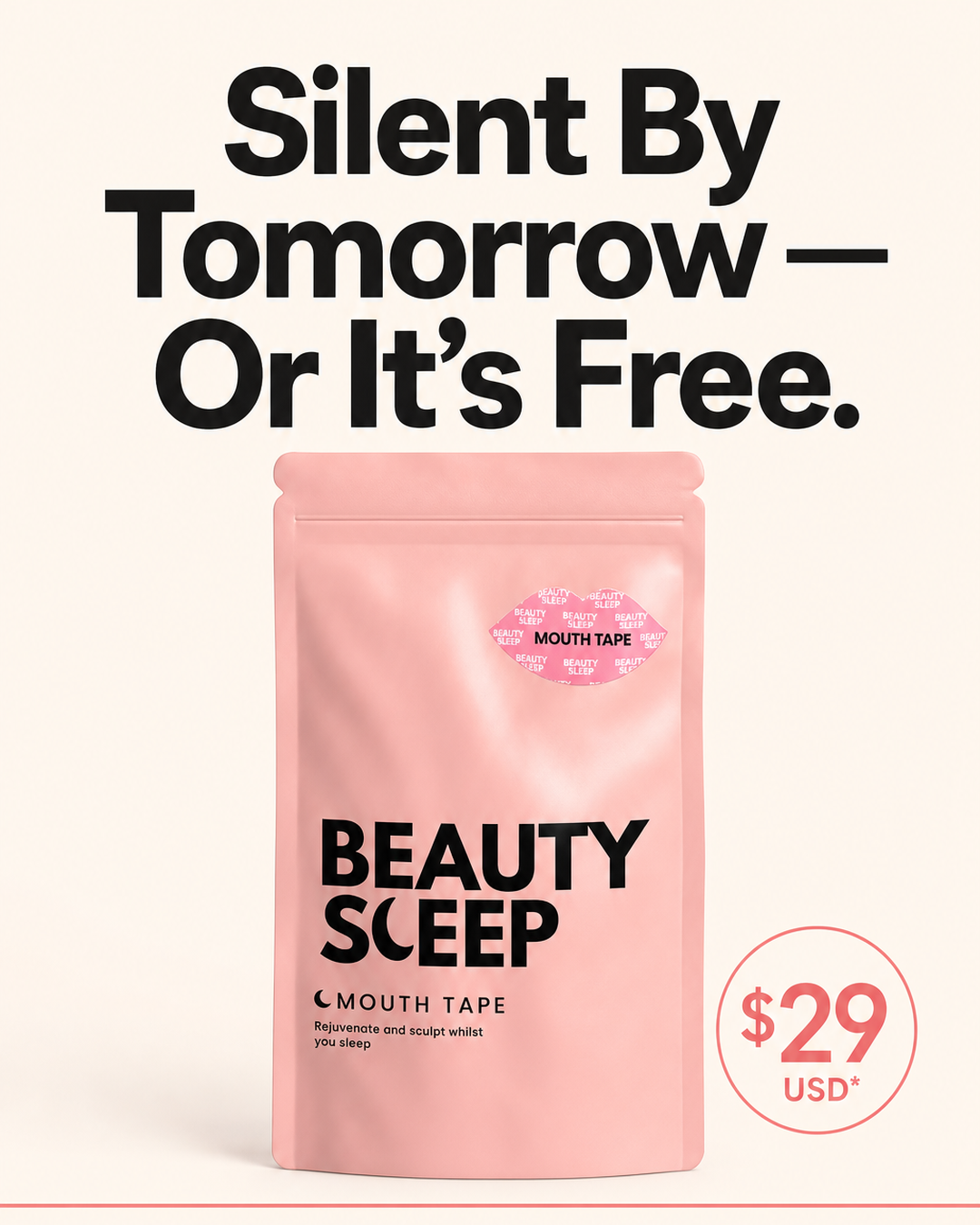 Beauty Sleep Facebook ad