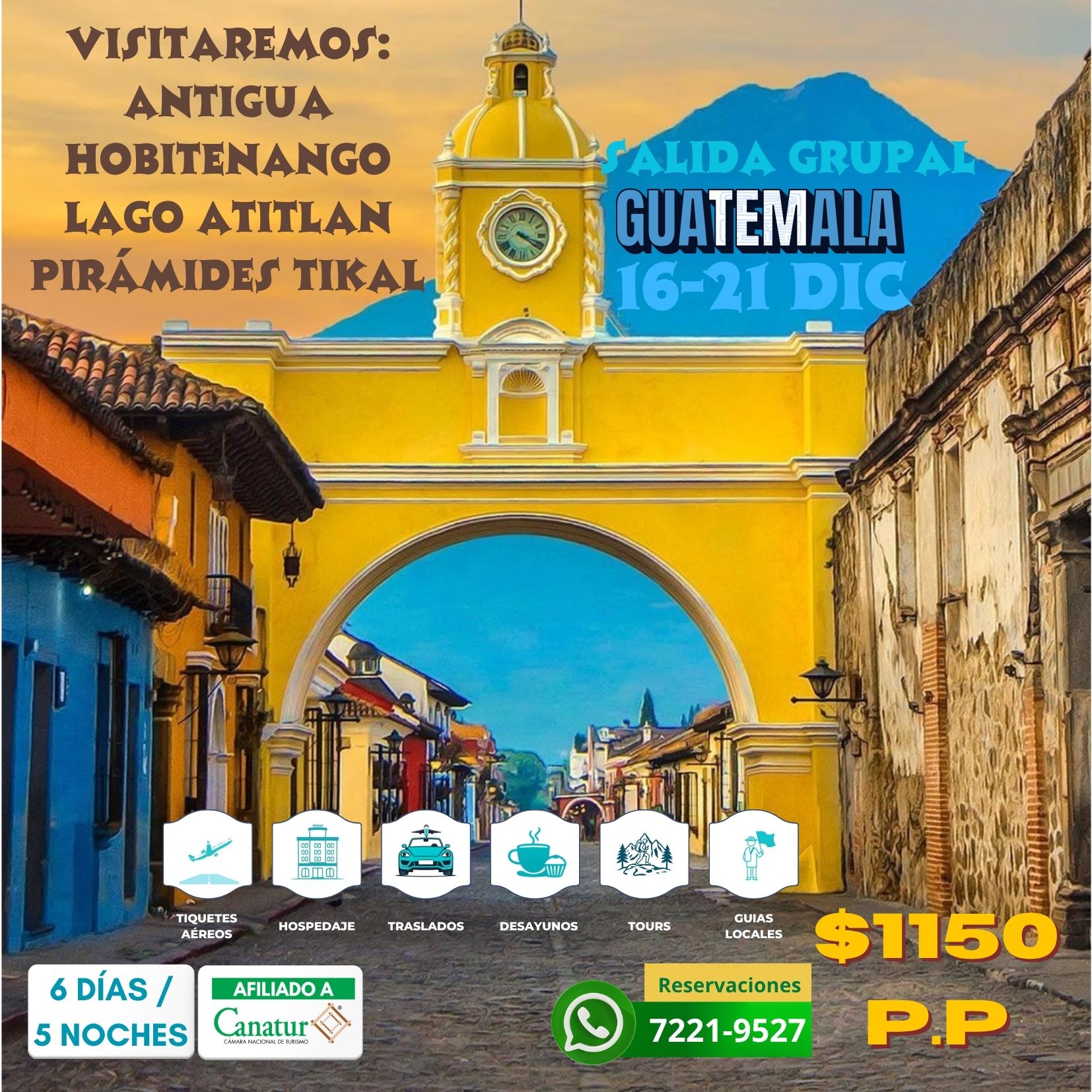 Oroverde Tours Facebook ad: Chatea con nosotros