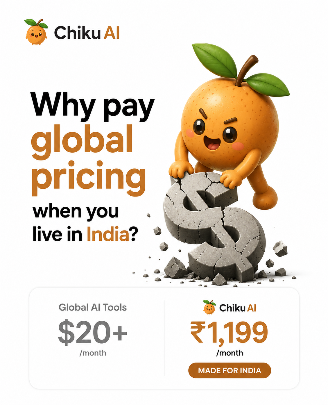 Chiku AI Facebook ad