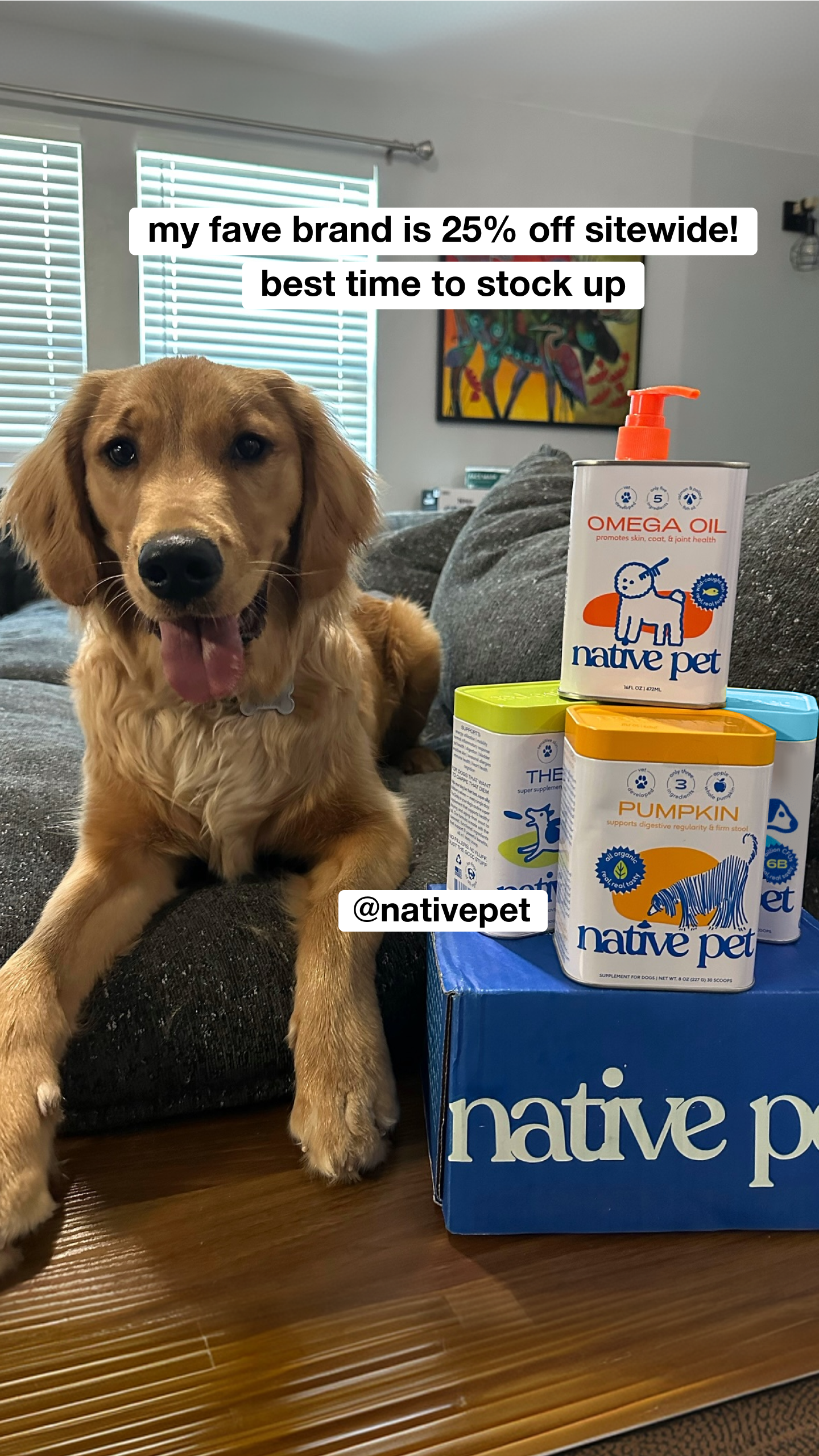 Native Pet Facebook ad
