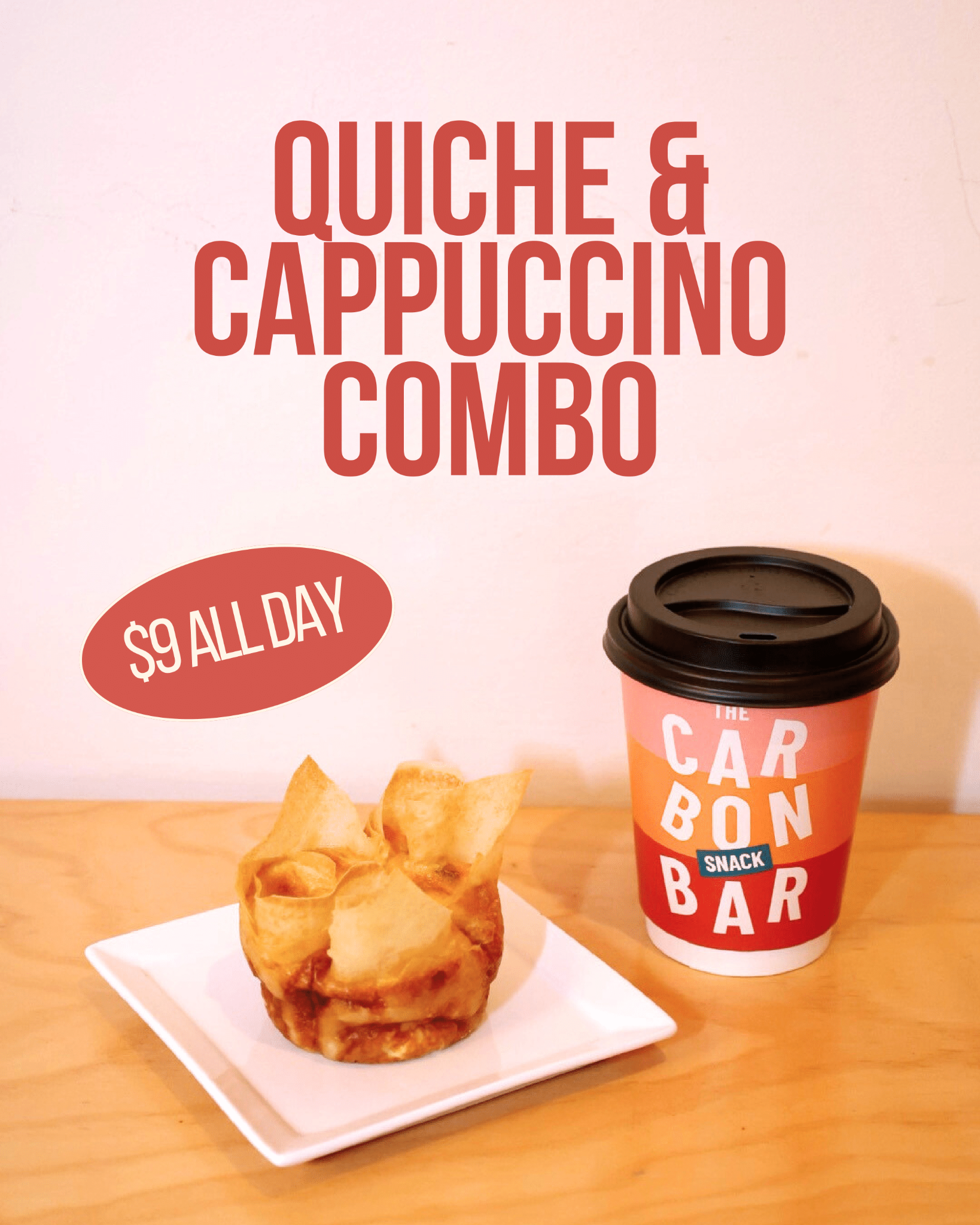 The Carbon Snack Bar Facebook ad: On your way to work?