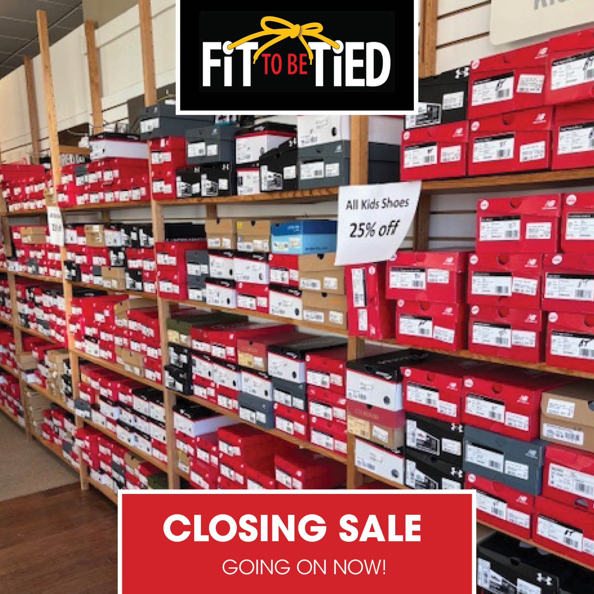 Fit To Be Tied Shoes Facebook ad