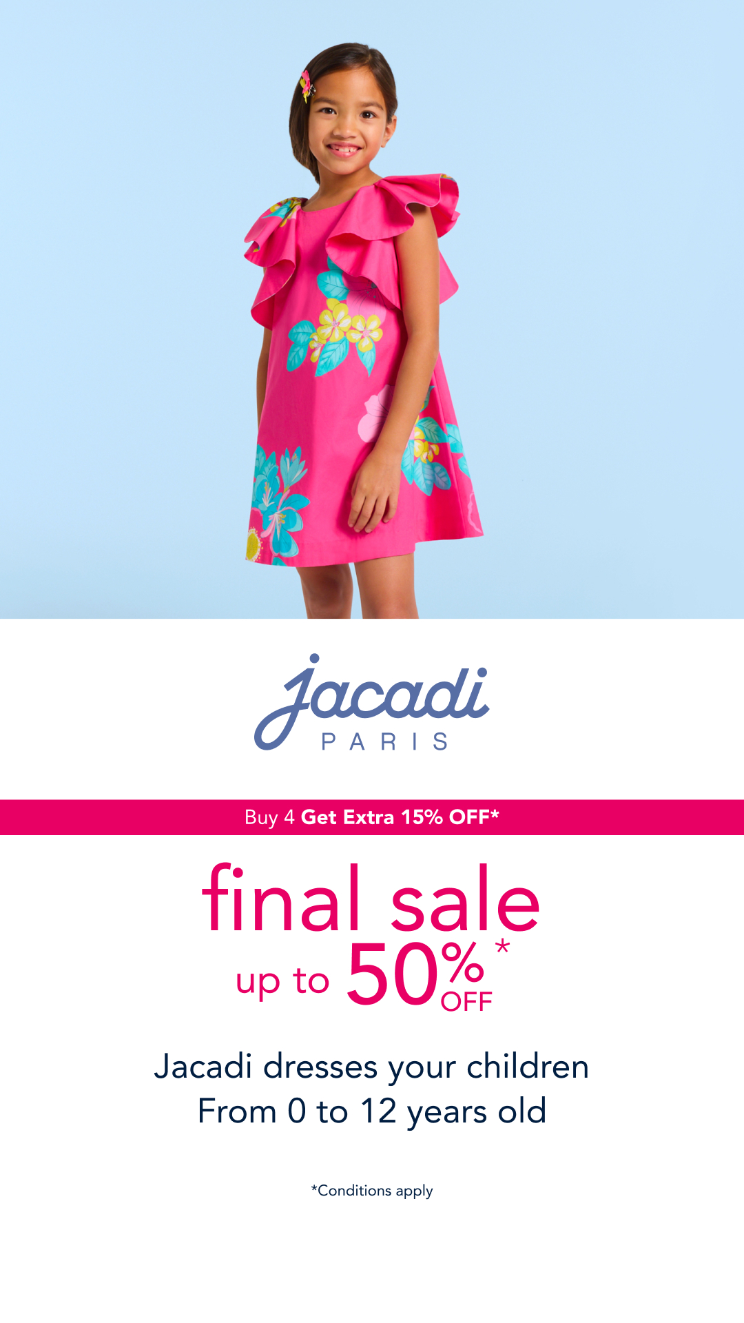 Jacadi Facebook ad