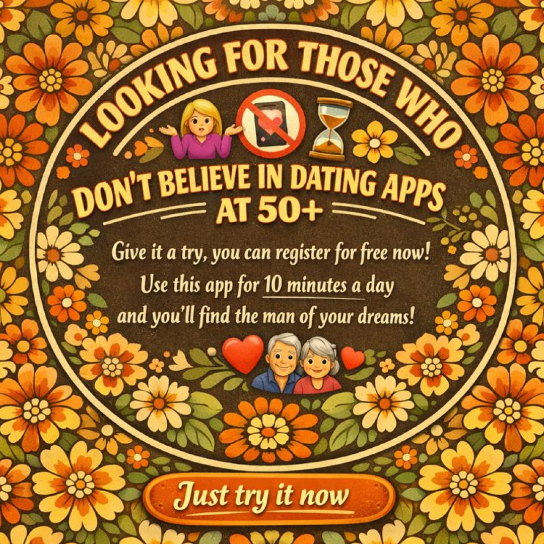 Sincere relationship Facebook ad: For Men 45+