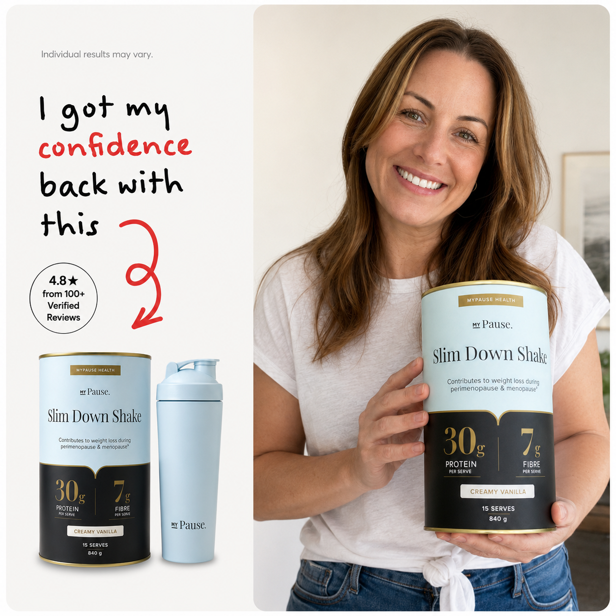 MyPause Health Facebook ad