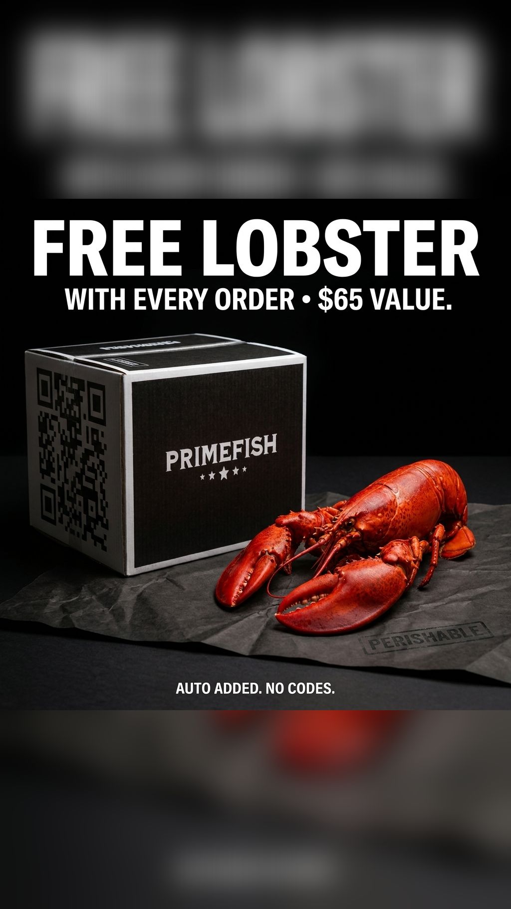 PrimeFish Seafood Co. Facebook ad
