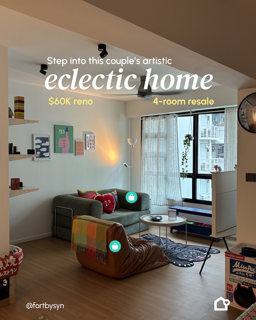 Communa Facebook ad: Welcome to this couple’s colour-soaked fort