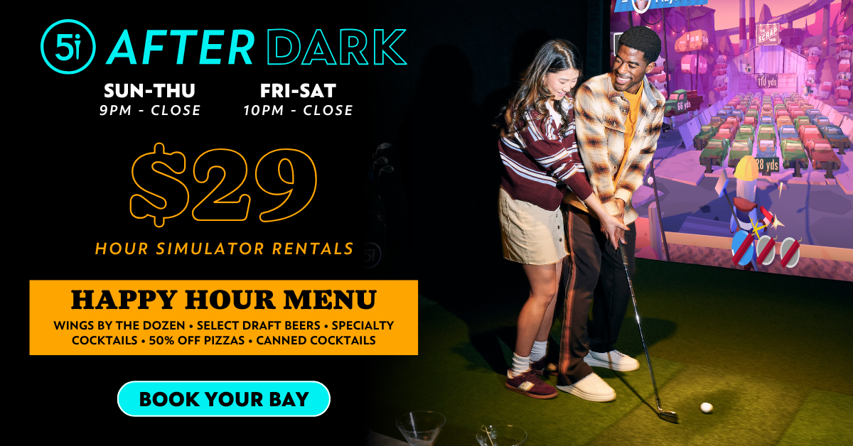 Five Iron Golf Facebook ad: The Best 19th Hole in Town