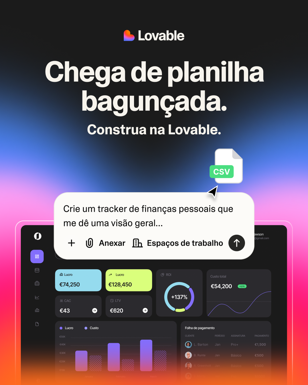 Lovable.dev Facebook ad