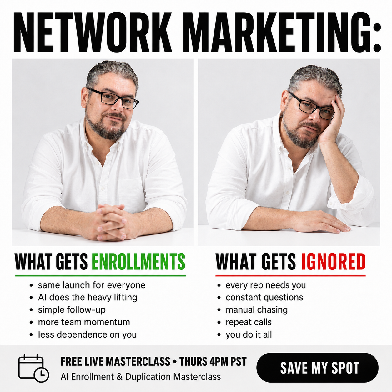Attraction Marketing Facebook ad