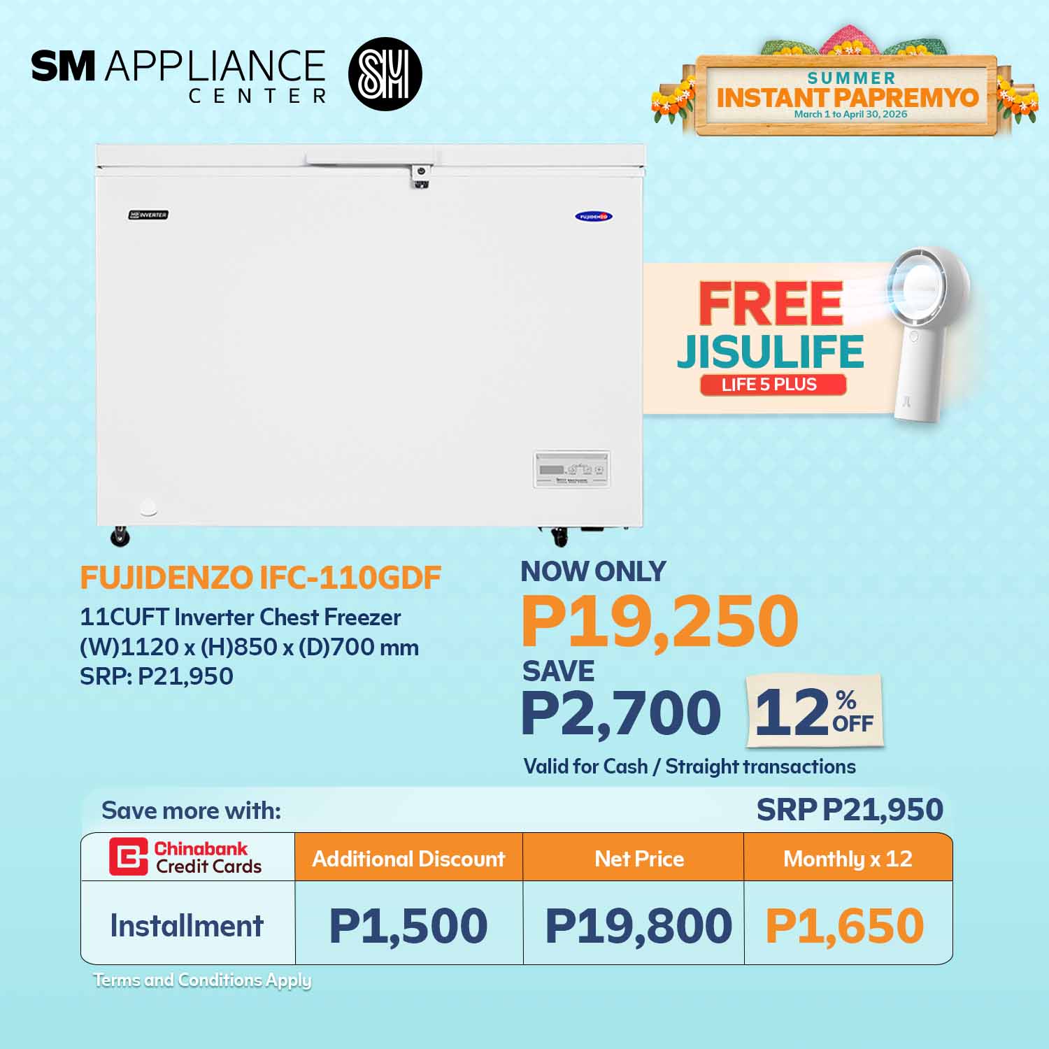 SM Appliance Center Facebook ad
