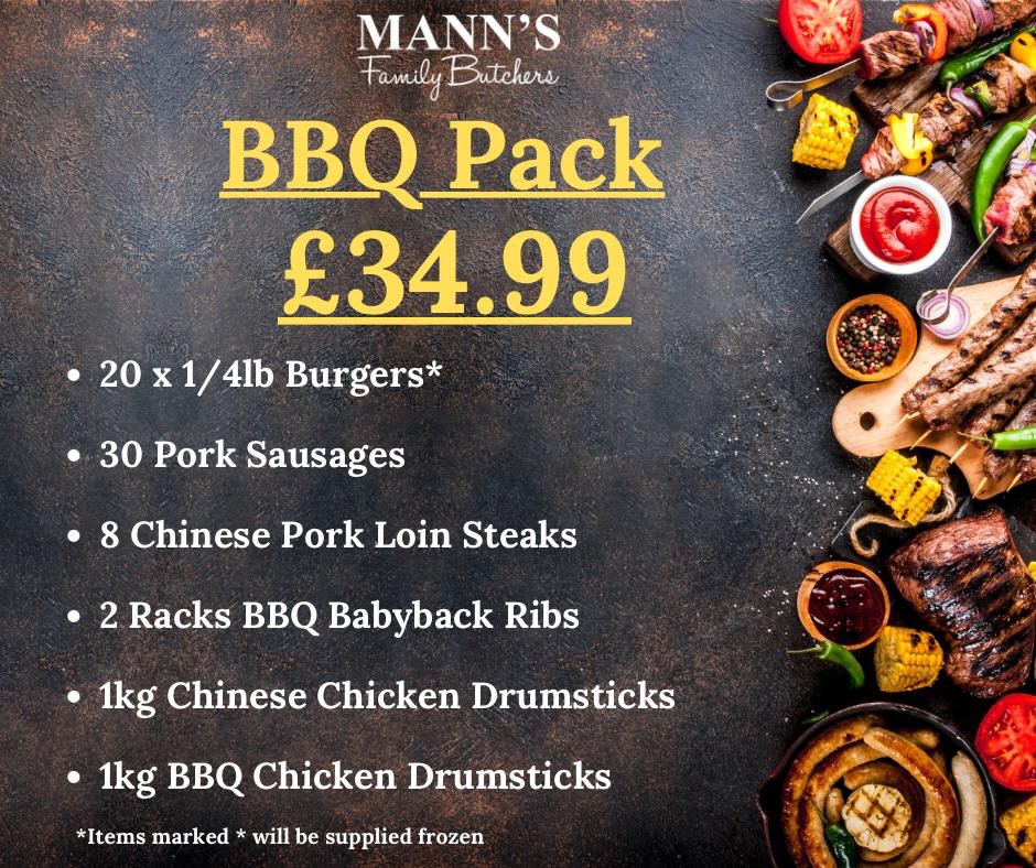 Manns Family Butchers Facebook ad