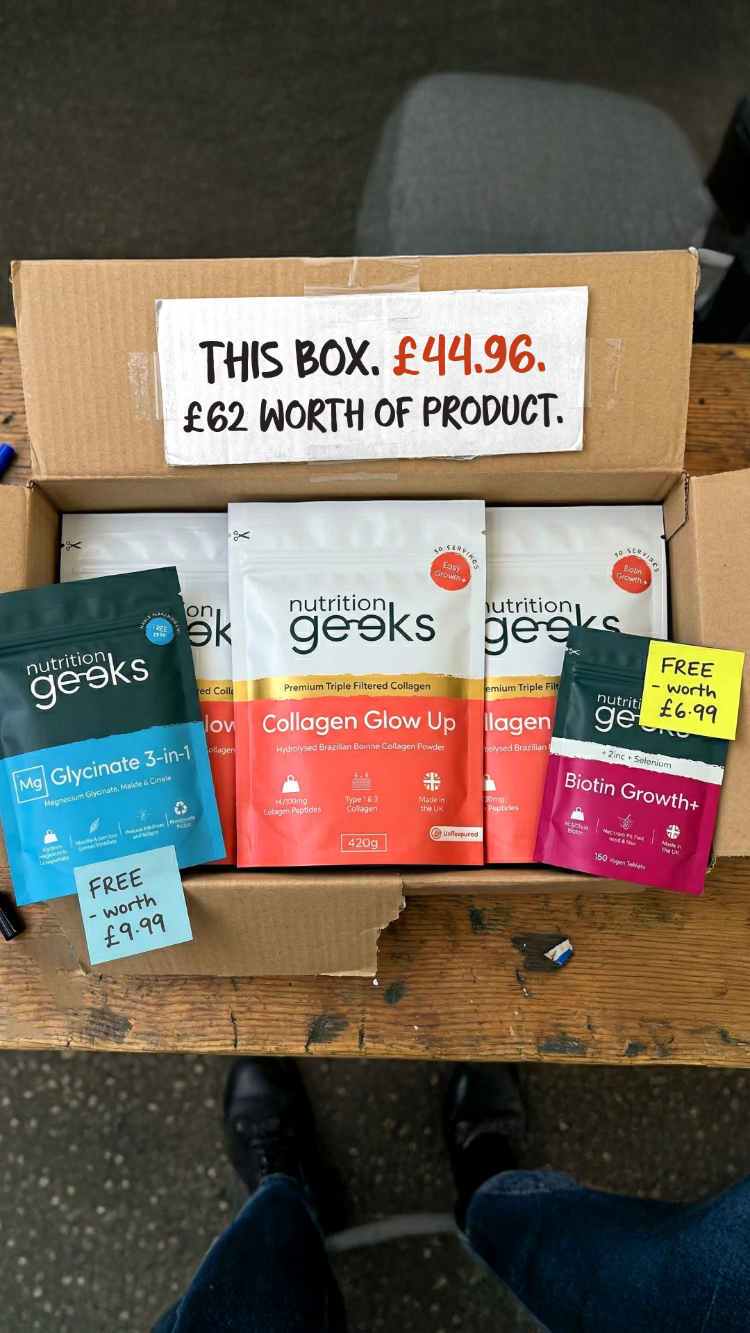 Nutrition Geeks Facebook ad