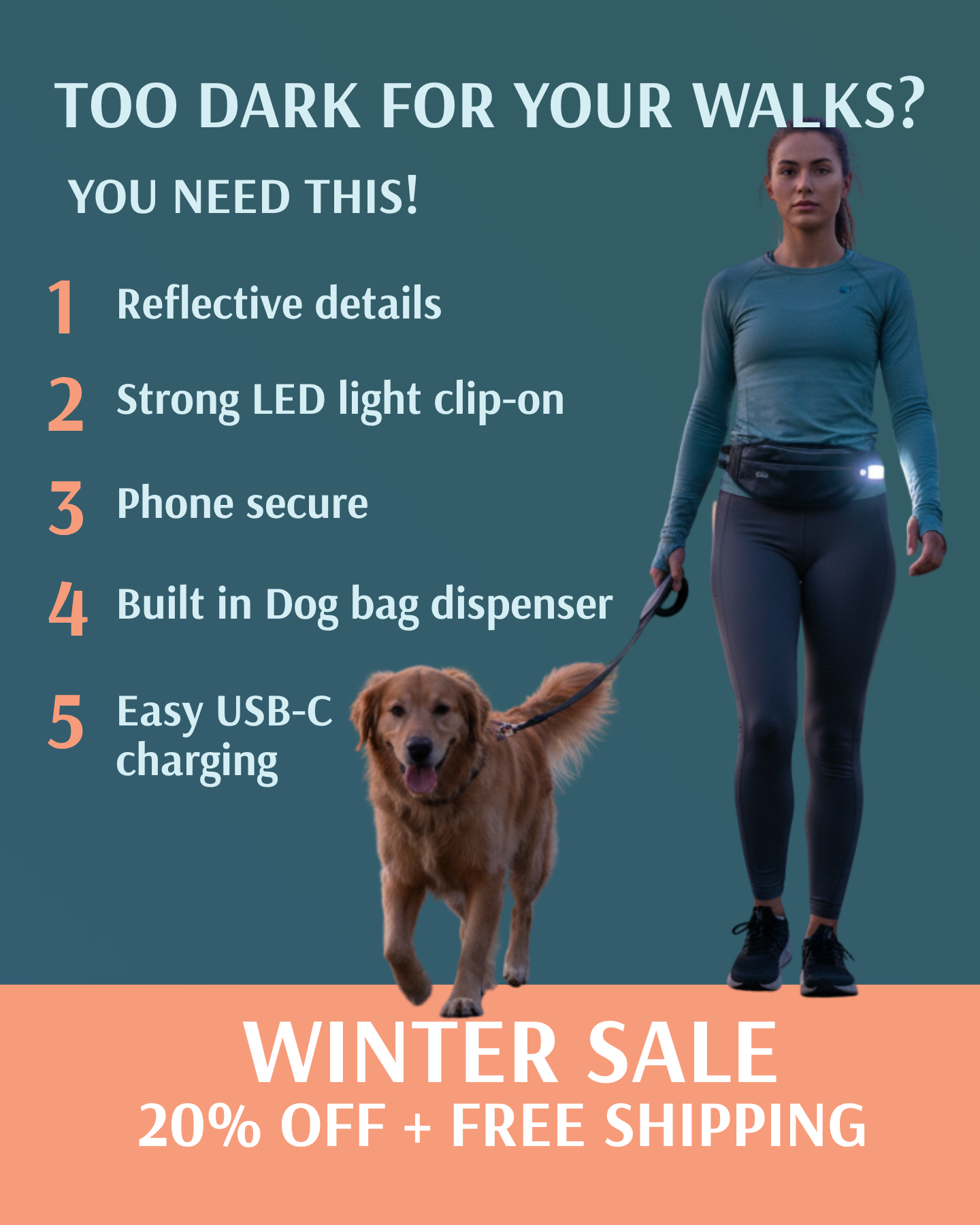 Nalo Active Facebook ad: Be Ready for Winter Walks