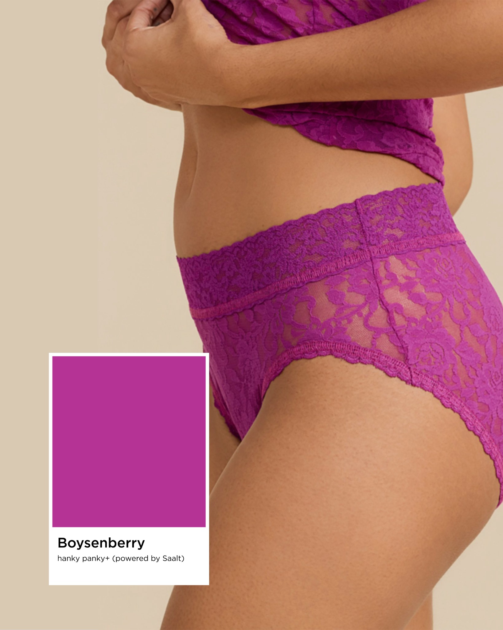 Saaltco Facebook ad: Our best-selling collaboration with Hanky Panky, now in…