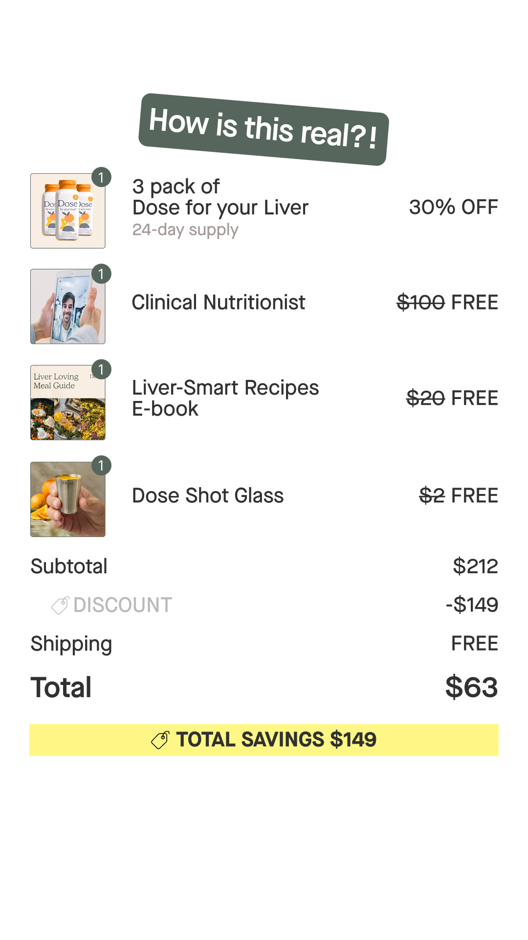 Dose Facebook ad