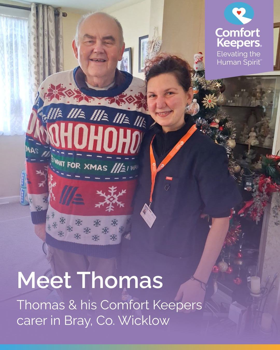 Comfort Keepers Homecare Ireland Facebook ad