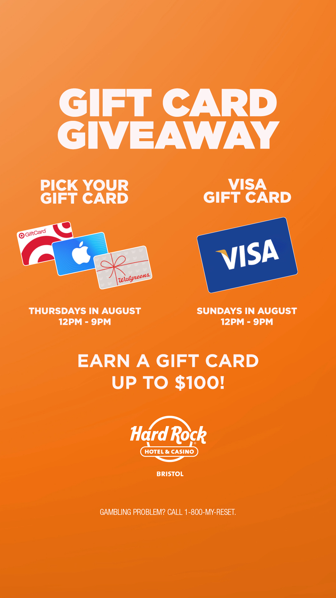Hard Rock Hotel & Casino Bristol Facebook ad from Jul 31, 2026