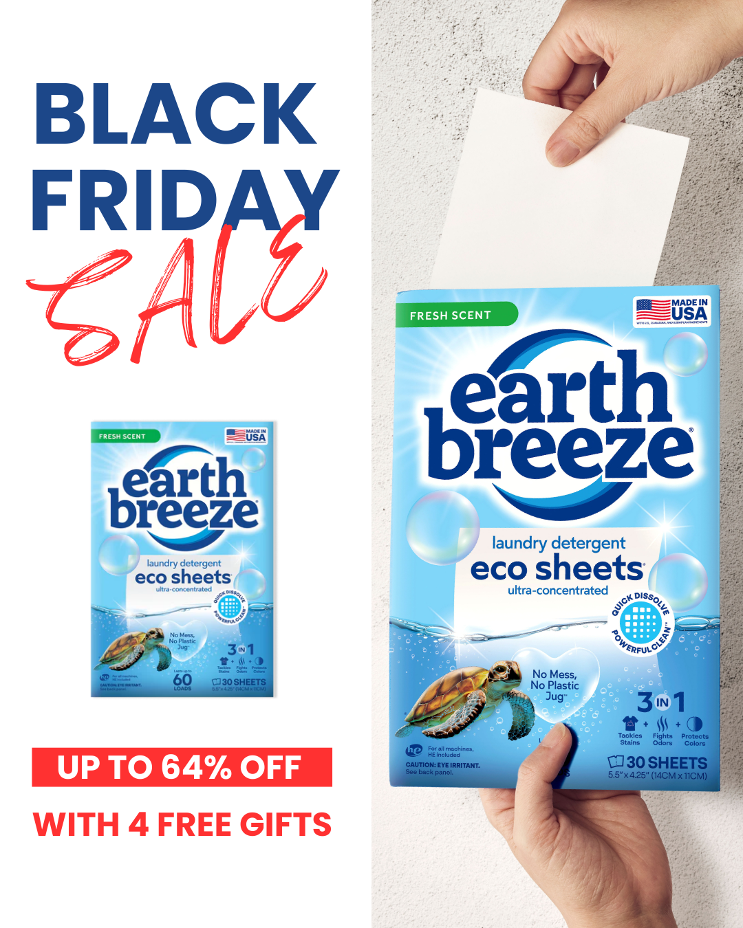Earth Breeze Facebook ad