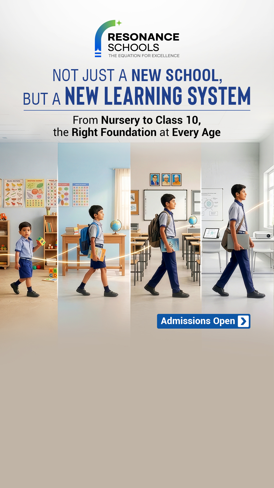 Resonance Schools Facebook ad from Apr 7, 2026