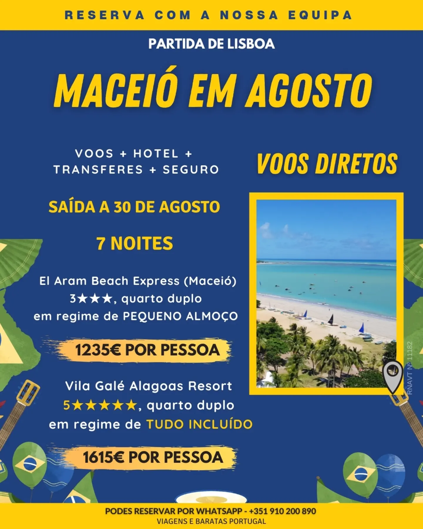 Viagens e Baratas Facebook ad: MACEIÓ EM AGOSTO?