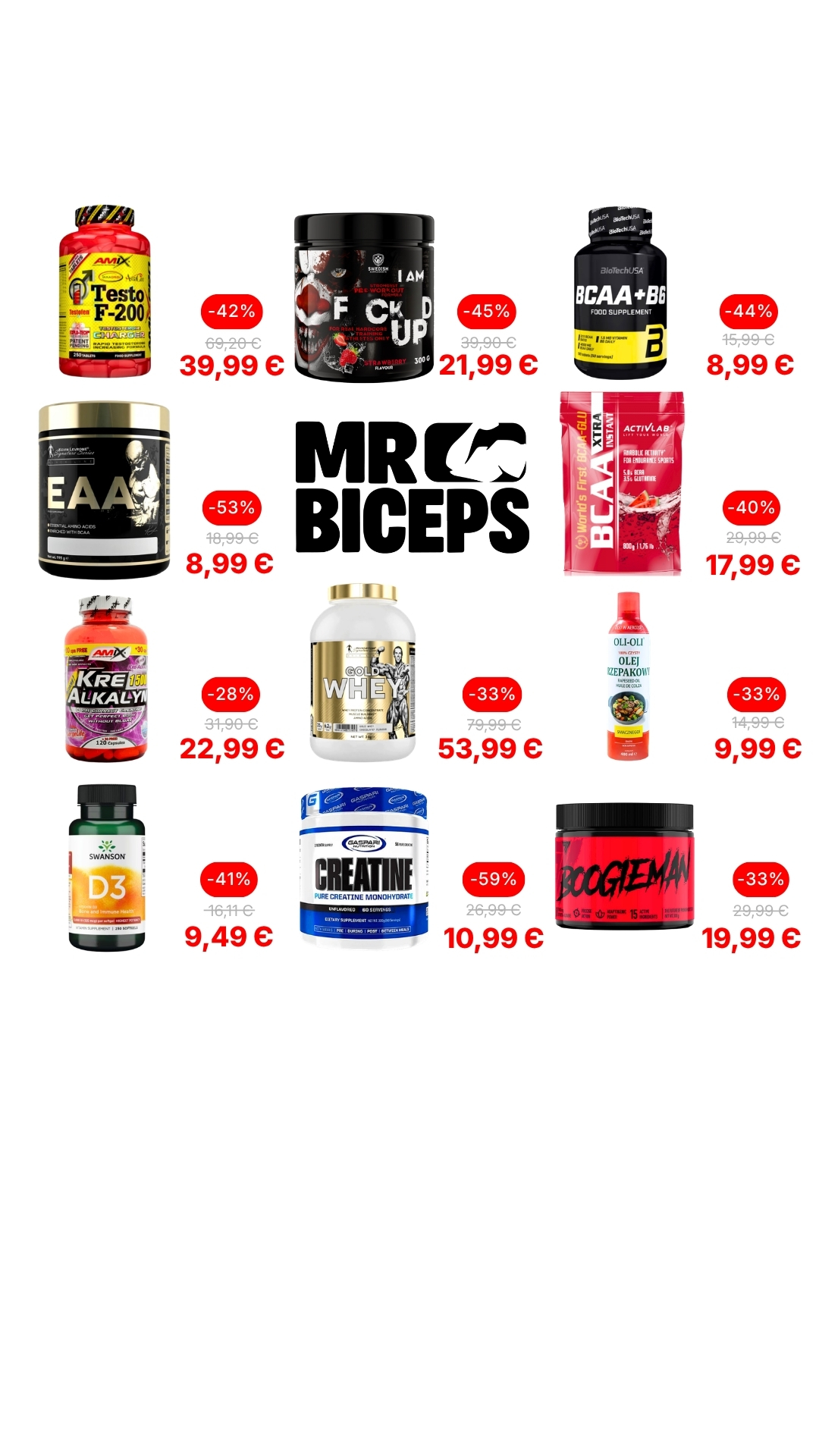 MrBiceps - Maisto Papildai Facebook ad