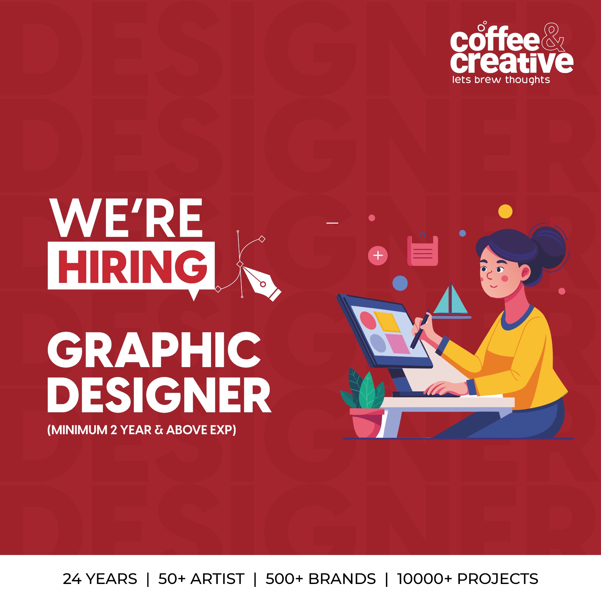 Coffee & Creative Facebook ad