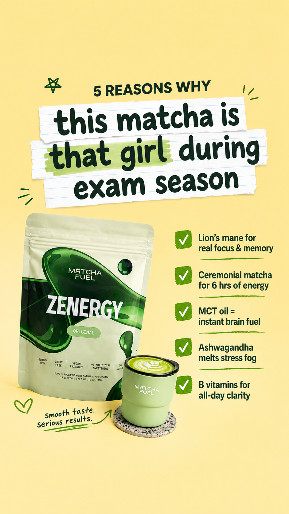 Matcha Fuel Facebook ad