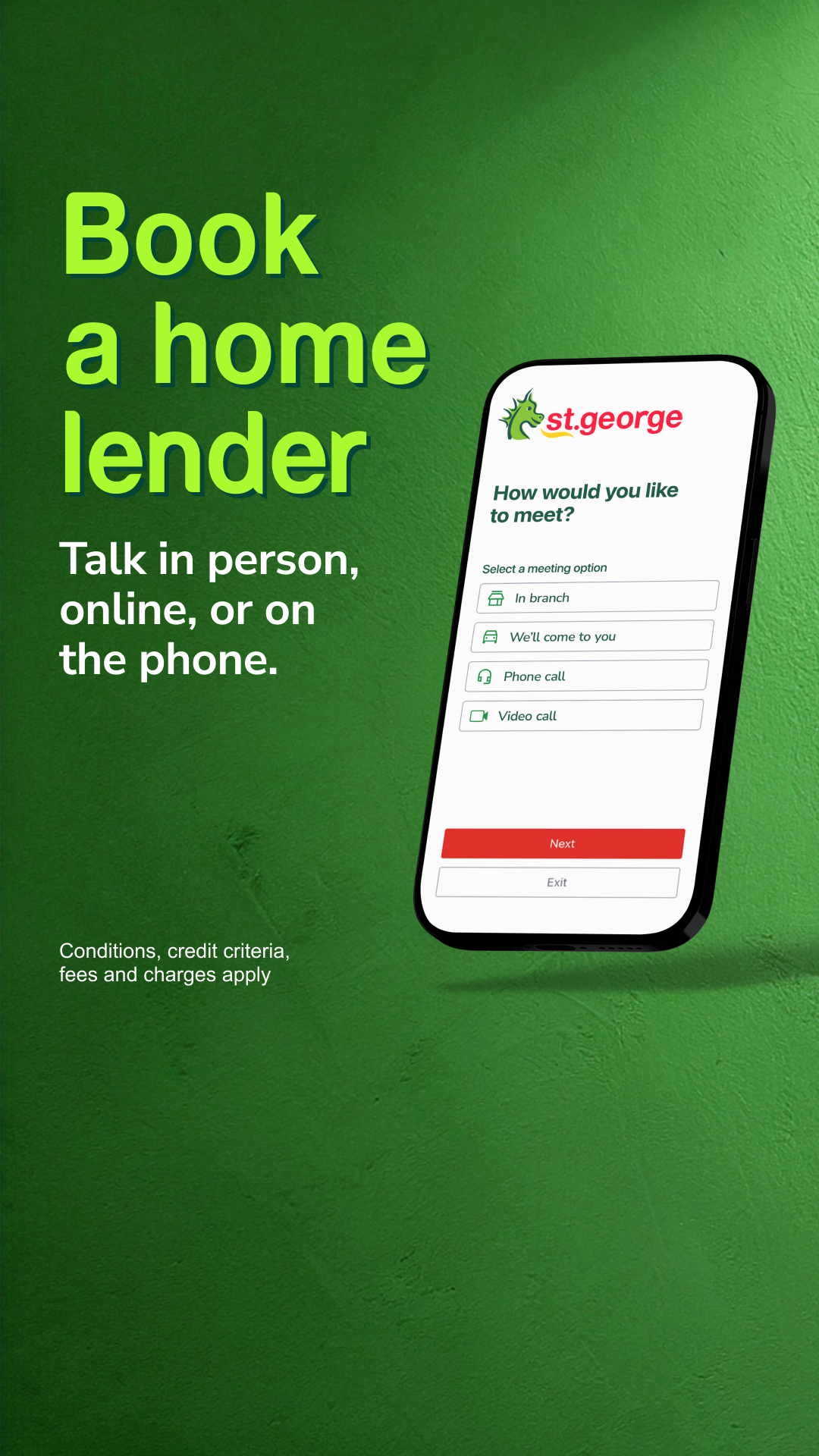 St.George Bank Facebook ad